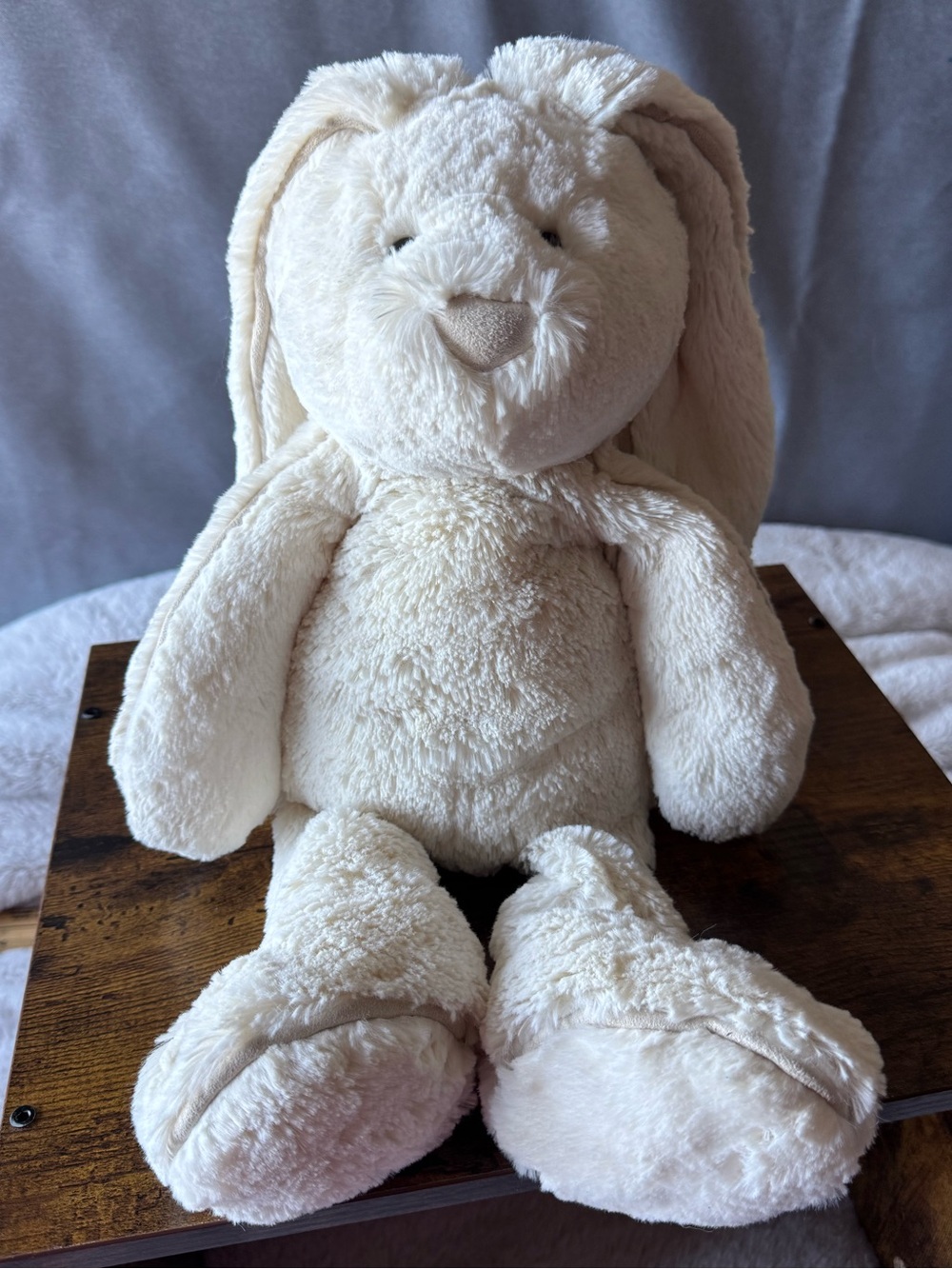 Jellycat Bashful Cream Piper Bunny Rabbit Plush Stuffed Animal Medium - Picture 2 of 10